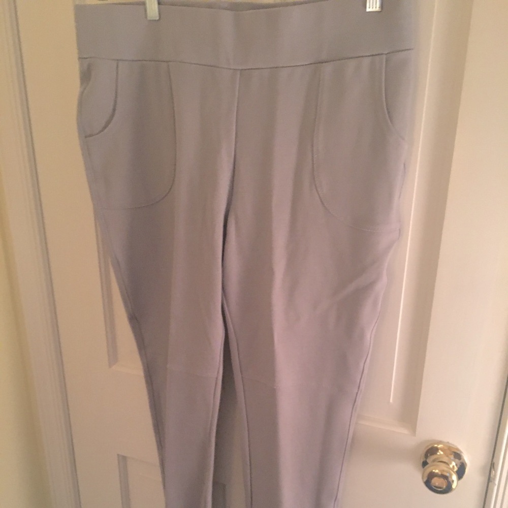 Gray Slacks—Logo by Lori Goldstein NWOT